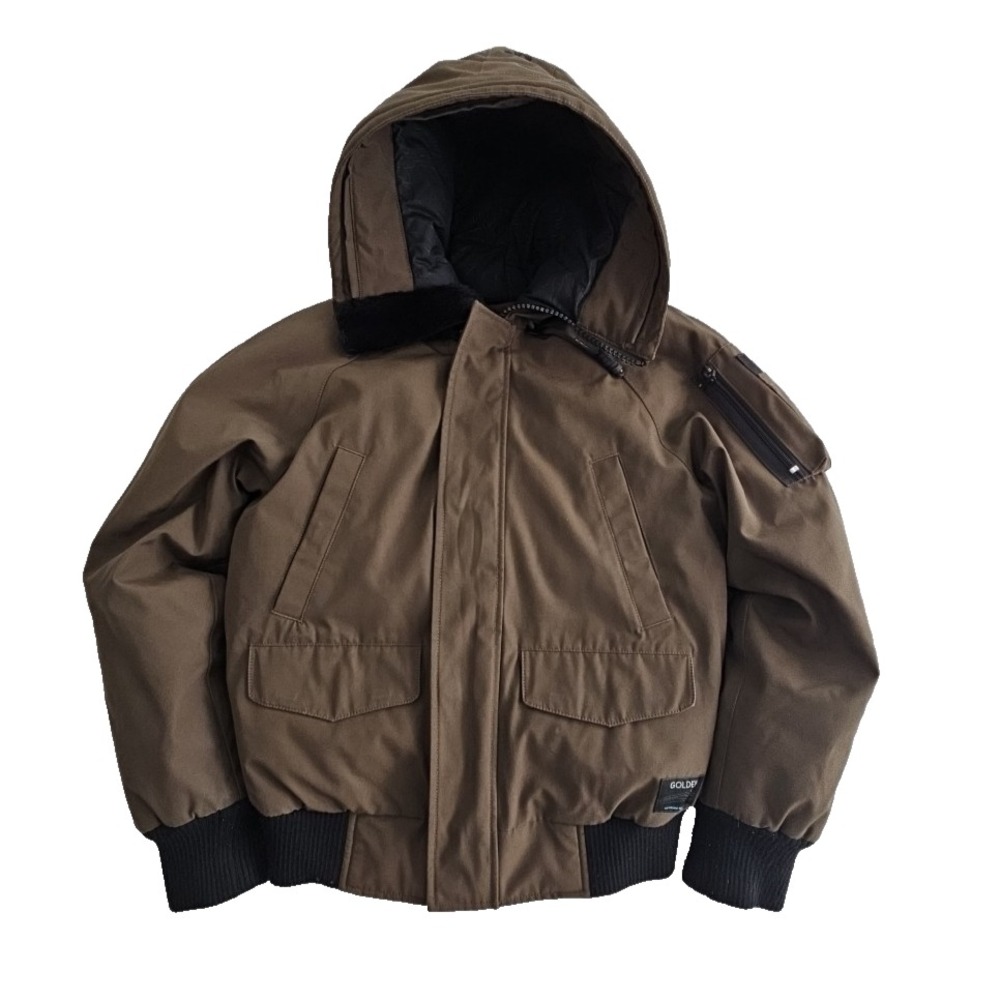 Golden by Tna Denali Parka Men Small Army Green EUC Down Filled Heavy